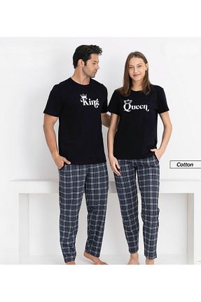 ست لباس راحتی مشکی زنانه %100 پنبه Lena Homewears - کد 944041346