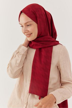شال زرشکی زنانه MİRSOY SCARF - کد 845190160