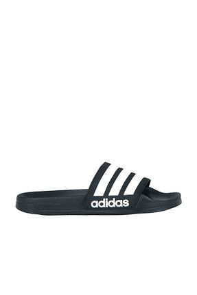 دمپائی مشکی زنانه چرم مصنوعی adidas - کد 305058457