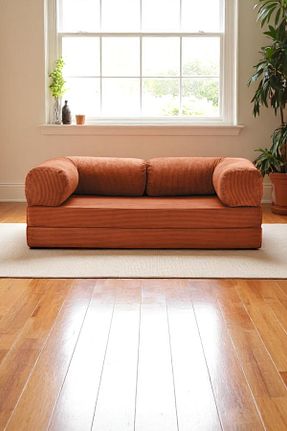 کاناپه نارنجی مخمل MiniWood - کد 868993543