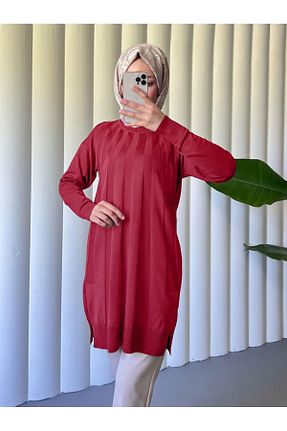 تونیک قرمز زنانه بافتنی Modamorfo - کد 921394670