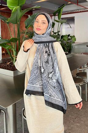 شال مشکی زنانه lamelif.com - کد 888377627