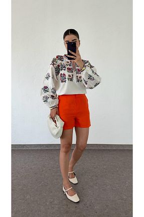 شلوارک و برمودا رنگی زنانه رگولار HAZELANNA - کد 838035775
