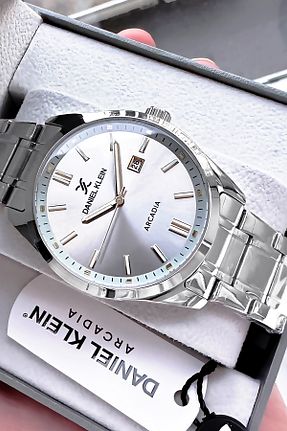 ساعت مچی طلائی مردانه 42 میلی متر Daniel Klein - کد 746017774