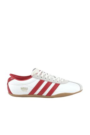کفش اسنیکر بژ زنانه چرم مصنوعی adidas - کد 890665886