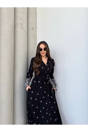لباس مشکی زنانه بافتنی Att - کد 944146203