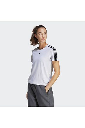 تیشرت سفید زنانه رگولار adidas - کد 673851986