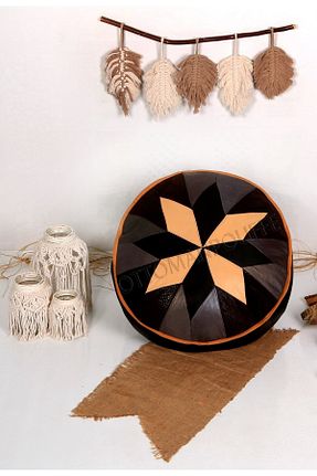 پوف و نیمکت فیروزه ای 60 x 30 Ottoman Pouffe - کد 709853570