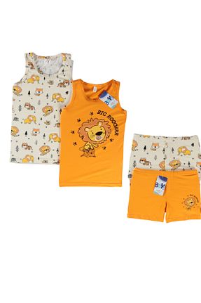 ست لباس زیر نارنجی بچه گانه elmas kids - کد 944029328