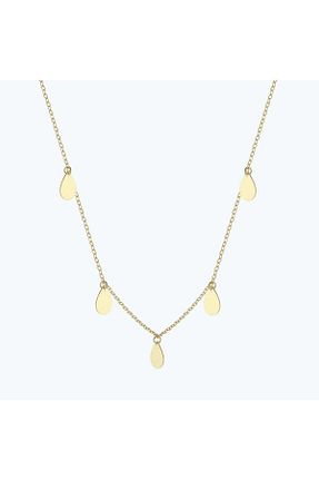 گردنبند طلا بژ زنانه 14 عیار Altınbaş - کد 836066187