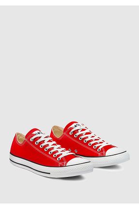 کفش اسنیکر قرمز زنانه بند دار Converse - کد 1033120