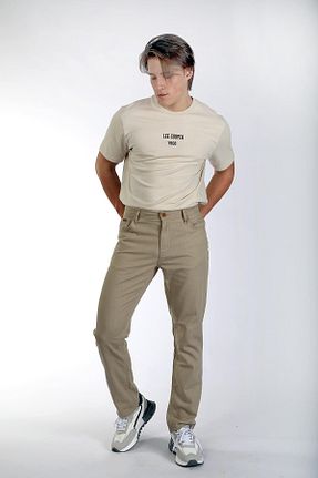 شلوار بژ مردانه پارچه Lee Cooper - کد 824086715