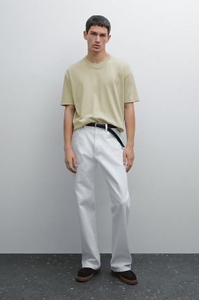 تیشرت سبز مردانه رگولار Massimo Dutti - کد 941925906