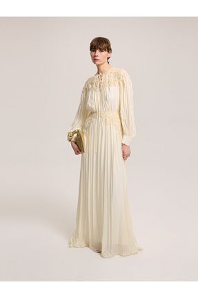 لباس زرد زنانه بافتنی BAQA - کد 924543606