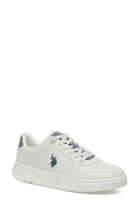 کفش اسنیکر سفید زنانه بند دار U.S. Polo Assn. - کد 925616125