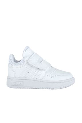 کفش اسنیکر سفید بچه گانه چرم مصنوعی adidas - کد 313137760