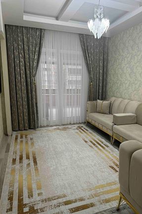 فرش طلائی قابل شستشو VOPTEKS - کد 763476913