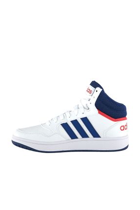 کفش بسکتبال سفید زنانه چرم مصنوعی adidas - کد 474213622