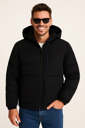 کاپشن مشکی مردانه A-Form فیت Jack & Jones - کد 337914317