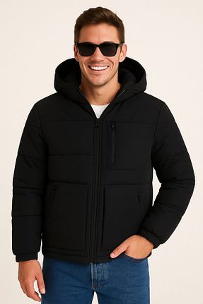 کاپشن مشکی مردانه A-Form فیت Jack & Jones - کد 339924529