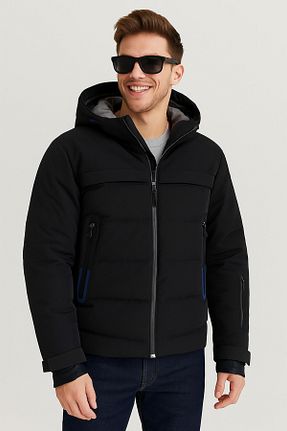 کاپشن مشکی مردانه رگولار Jack & Jones - کد 372173740