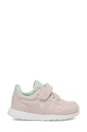 کفش اسنیکر صورتی بچه گانه پارچه ای U.S. Polo Assn. - کد 897584663
