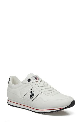 کفش اسنیکر سفید مردانه بند دار U.S. Polo Assn. - کد 927533438
