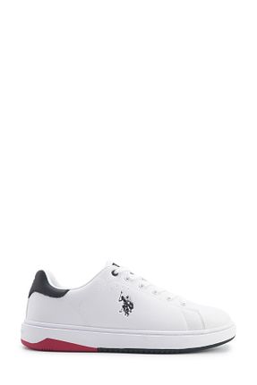 کفش اسنیکر سفید مردانه بند دار U.S. Polo Assn. - کد 904861497