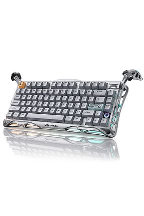 کیبورد گیمر طوسی Gravastar - کد 891699934