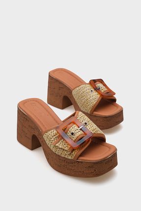 دمپائی بژ زنانه حصیر Capone Outfitters - کد 932909213