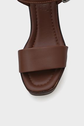 صندل قهوه ای زنانه پاشنه پلتفرم Capone Outfitters - کد 900164551