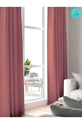 پرده زمینه صورتی پلی استر esin tekstil - کد 891631942