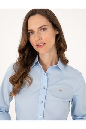 پیراهن آبی زنانه اسلیم فیت Pierre Cardin - کد 932767794