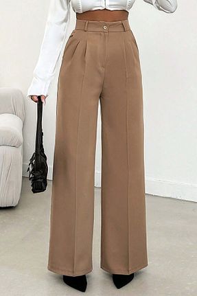 شلوار قهوه ای زنانه بافتنی Fovere - کد 798159014