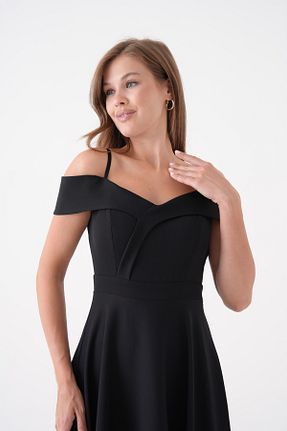 لباس مجلسی و فارغ التحصیلی مشکی زنانه پلی استر lovebox - کد 681892336