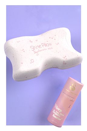 بالش سفید پنبه ویسکون Shine Pillow - کد 778707393