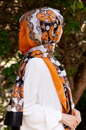 شال نارنجی زنانه Vissona - کد 270689379