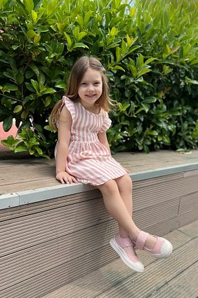 کفش کژوال صورتی بچه گانه پارچه ای kids A more - کد 904429790