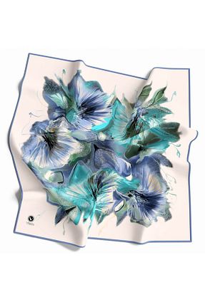 روسری سرمه ای پلی استر VİOLLA - کد 856167007