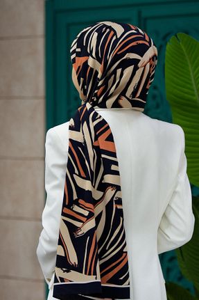 شال صورتی زنانه Medine İpeği Vissona - کد 827316005