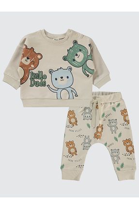 ست نوزادی بژ بچه گانه پنبه ای Civil Baby - کد 785975903