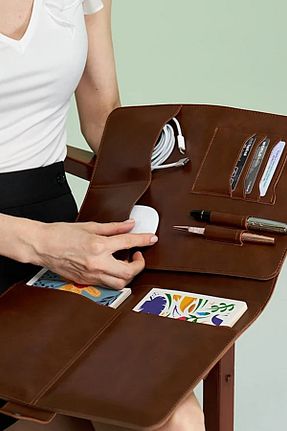 کیف نوت بوک قهوه ای MORCA - کد 805674627