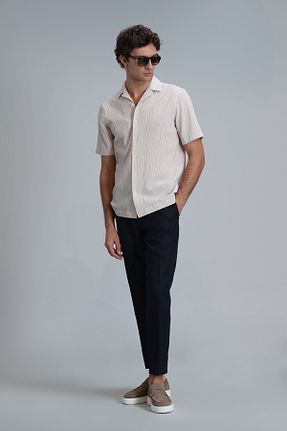 پیراهن بژ مردانه رگولار Lufian - کد 841169048