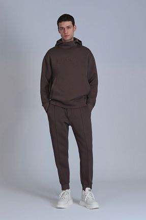 شلوار کرمگن قهوه ای مردانه رگولار Lufian - کد 877502561