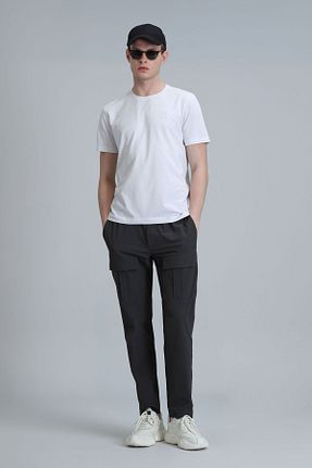تیشرت سفید مردانه رگولار Lufian - کد 821299953
