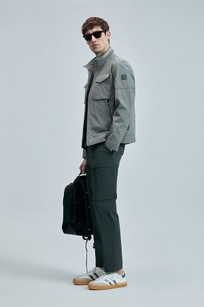 کاپشن سبز مردانه رگولار Lufian - کد 922463615