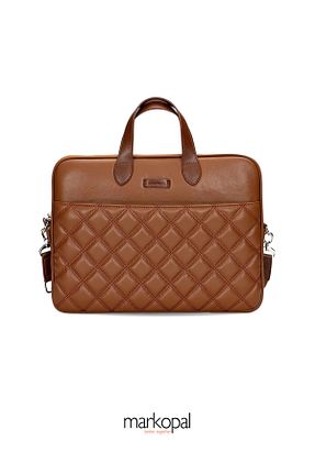 کیف نوت بوک قهوه ای MORCA - کد 687872306