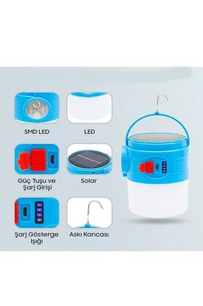 چراغ کمپ رنگی nelerbulurum - کد 897969793