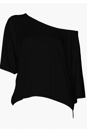 بلوز مشکی زنانه ساده Lucky Line - کد 822539401
