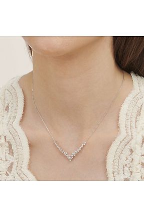 گردنبند الماس سفید 0,01 - 0,20 Altınbaş - کد 376207002